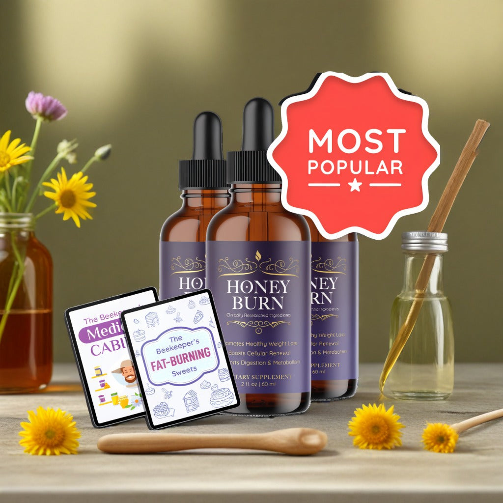HoneyBurn - 3 Bottles + 2  Ebooks